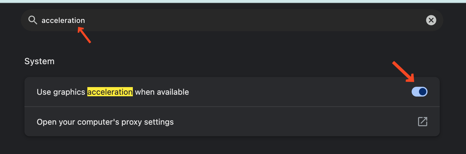chrome-settings-acceleration
