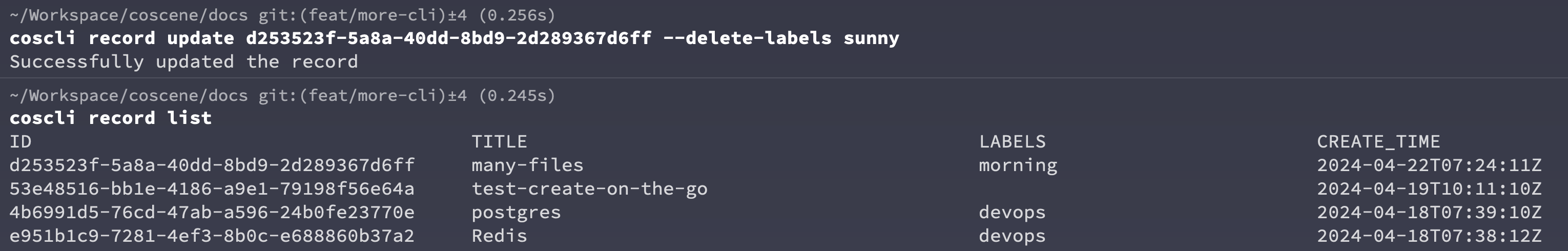 cocli-record-delete-labels-list